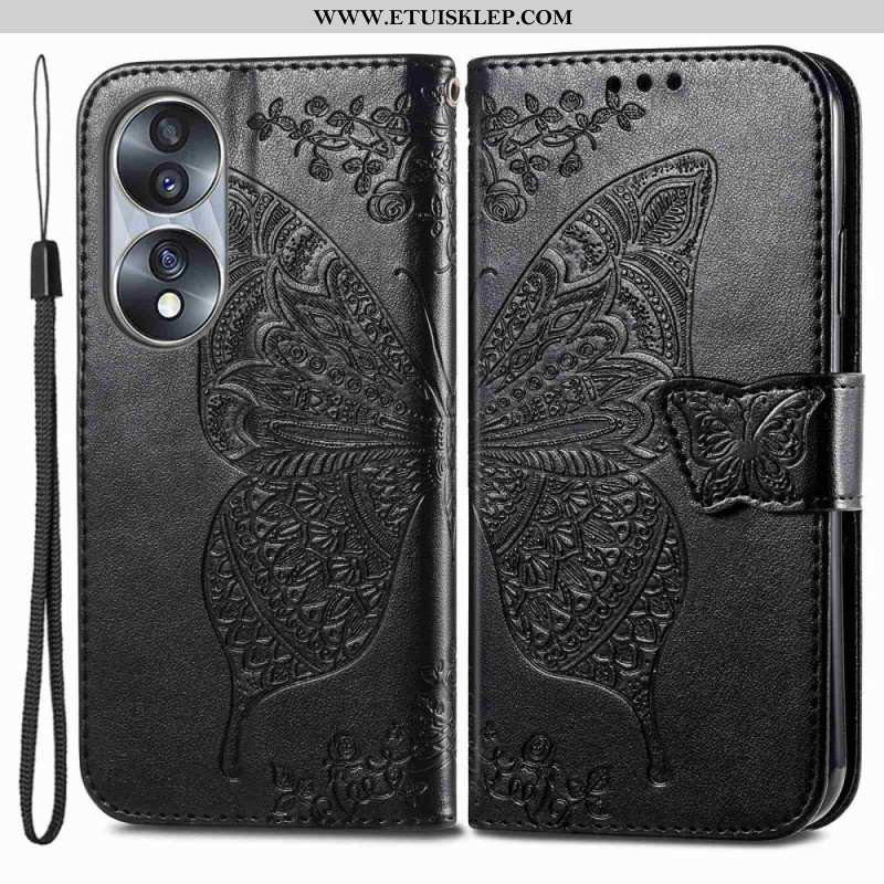 Etui Folio do Honor 70 Barokowy Motyl